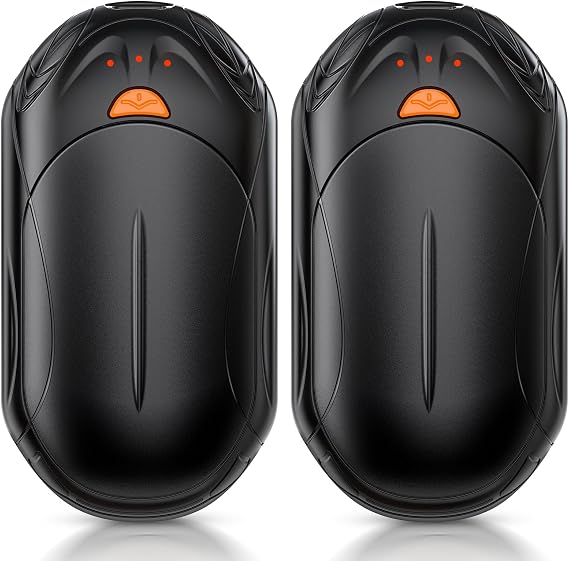 AI Hand Warmers Rechargeable 2 Pack, AI Smart Chips Electric Hand Warmers, 20Hrs Long Safe Heat, Portable Pocket Heater, Gifts for Christmas, Outdoor, Hunting, Golf, Camping Accessories