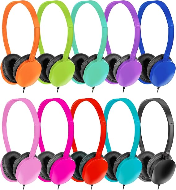 Headphones Bulk 15 Pack for School Classroom Student Boys Girls Teen