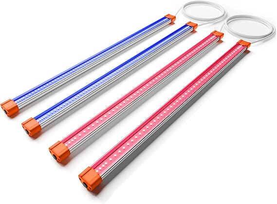 Spider Farmer SUPP-UV30 & IR16 LED Grow Light Bars Set 23.6" (4-Bar) | 365-370nm UV & 730-745nm IR Supplemental Light for Indoor Plants, Grow Tents