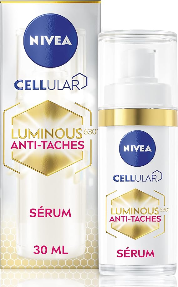 NIVEA Cellular Luminous 630® Correction Serum (1 x 30 ml), Face Care Reduces Pigment Spots, Women's Care for All Skin Types including Sensitive Skin