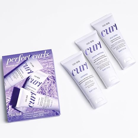 Color Wow Perfect Curls Starter Kit, Wash Day Products for Curly Hair
