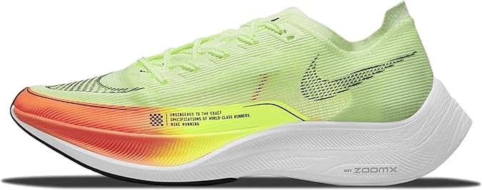 Nike Mens ZoomX VaporFly Next% 2 Barely Volt/Hyper Orange/Volt/Black Size 13