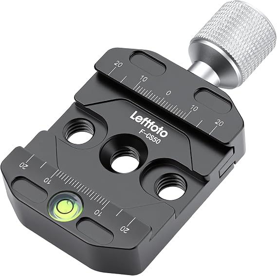 50mm Quick Release Clamp with Arca Swiss Style Plate for Tripod, Universal Ballhead, Quick Change Seat, Monopod Head, Tripod Quick Release Plate