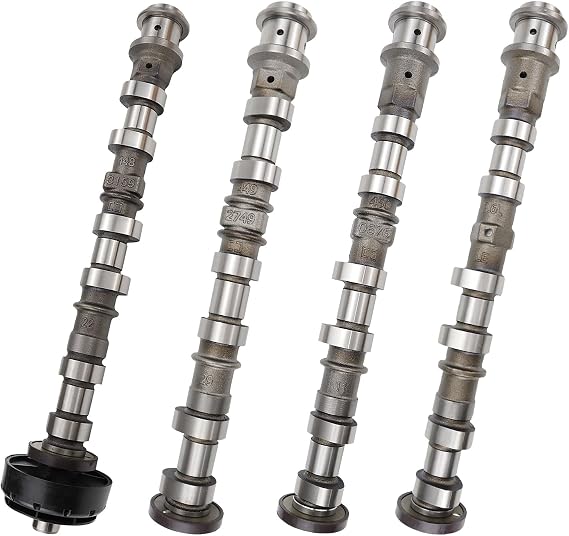 Camshaft for 2011-2022 Jeep, Dodge, Chrysler & Ram 3.6L V6 Models 05184377AH, 5184377AE, 5184377AF, 5184377AD Left Right Exhaust Intake Camshafts (Set of 4)
