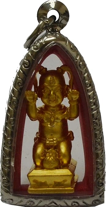 Thai Jewelry Amulet Thai Kumanthong Mini Kumaanthong Statue WorshipsLp.Somchai Wat Daan Kwean Temple