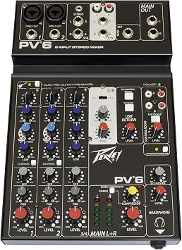 Peavey PV 6 Non-Powered Mixer