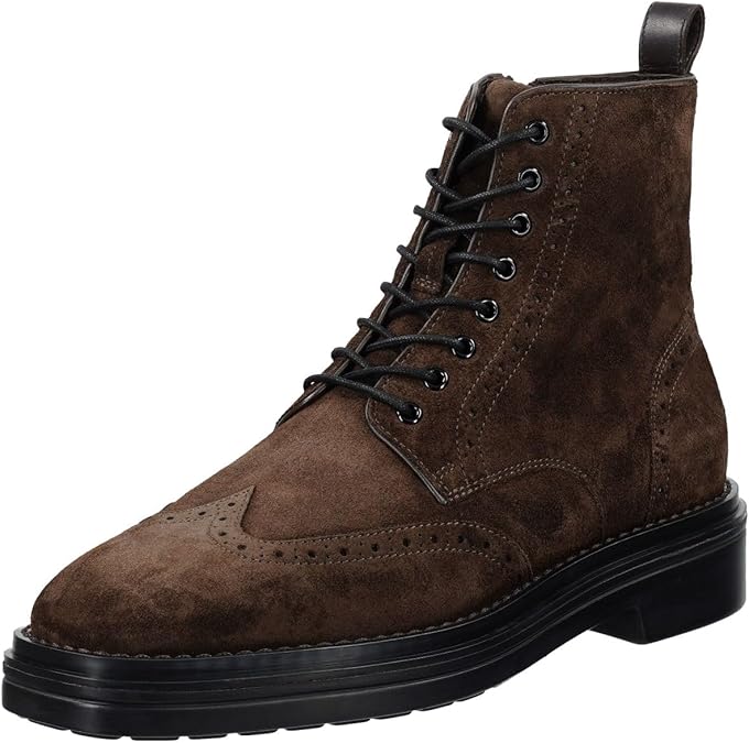 GANT Men's Boggar Ankle Boots, Espresso Brown, 10 Men