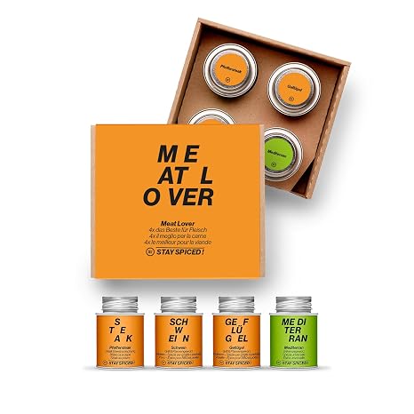 Stay Spiced! Gift Box Meat Lover Set of 4 Selected Spices