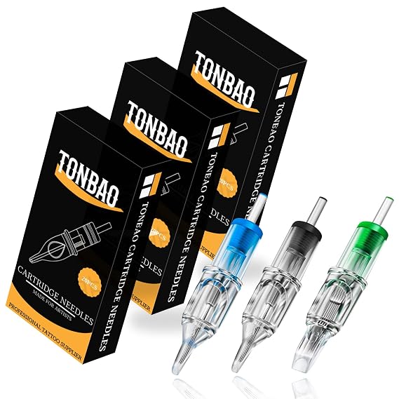 Tattoo Cartridges Needles - 60pcs Assorted Disposable Tattoo Needles Cartridge Round Liner Shader Magnum 5RL 7RL 9RL 5RS 7RS 5M1 Mixed 0.35mm for Tattoo Artists