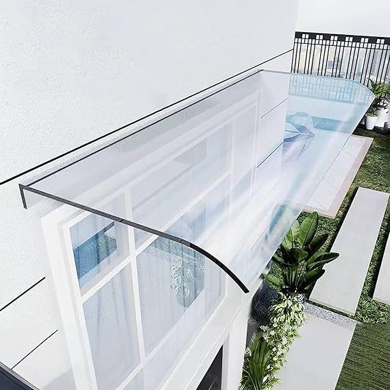 Invisible Rain Shelter Cover, Window Awning, Outdoor Rain Shelter Rain Snow Protection Roof Shade Coverfor Outdoor Front Door Patio, Window wait-transparent-40x70cm/15.7x27.6in