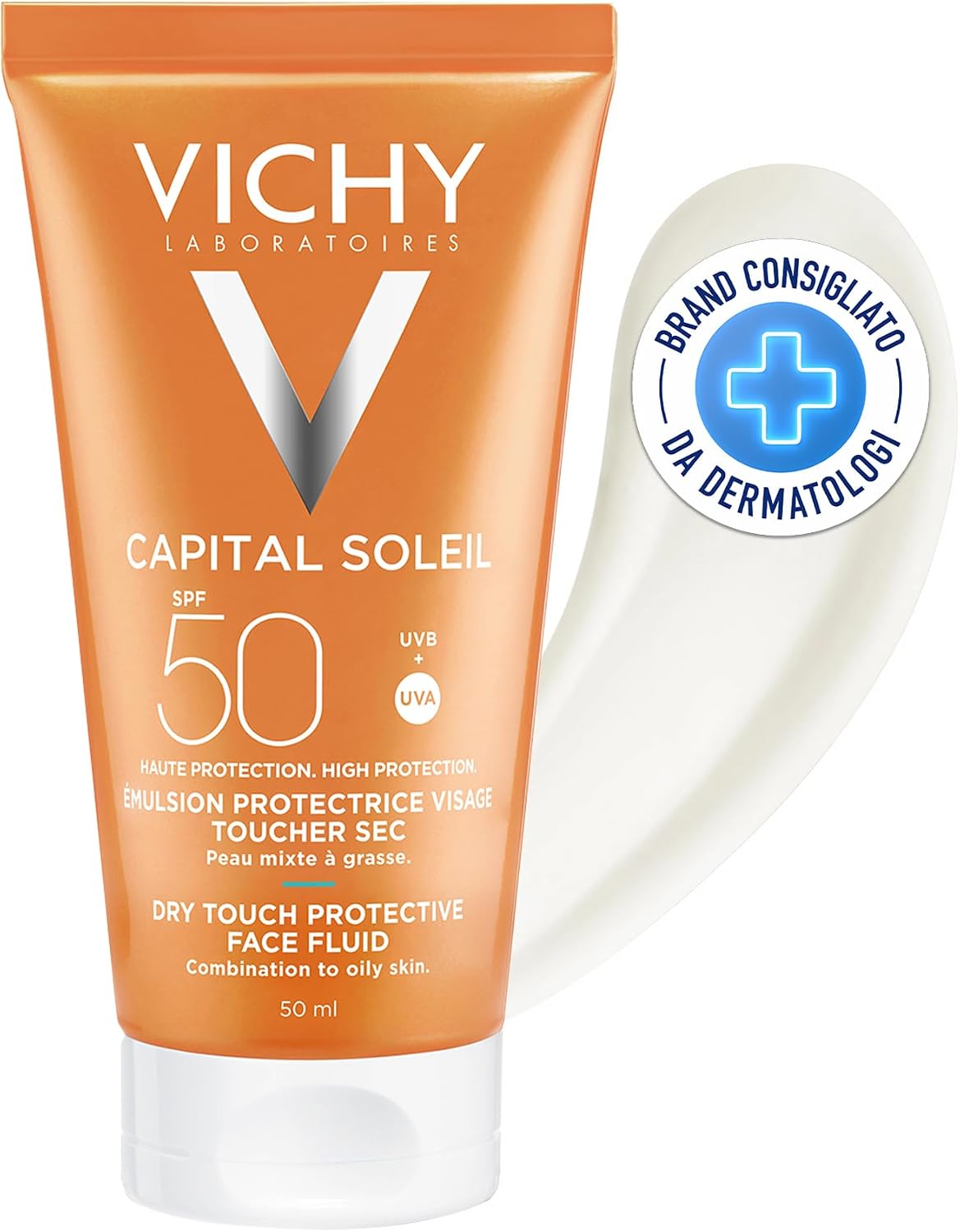 Vichy Capital Soleil Dry Touch High Protection Facial Emulsion