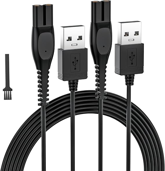 Soloepn Charger Compatible with Philips Norelco OneBlade QP2724 QP2834 MG5910 MG7910 MG9510 MG9520 PQ888 PQ889, Power Cord for Philips Norelco Shaver 2400 3600 (USB-C Charger Cbale)