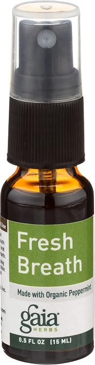 Gaia Herbs Fresh Breath Herbal Spray, 0.5 FZ