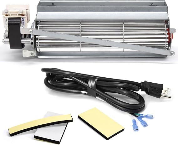 FK12 Fireplace Blower Fan for 36BDVRRN 36BDVR DV360 36LDVRRN Replacement Majestic, Vermont Castings, Temco, Monessen Fireplaces R7-RB12, HB-RB12 Blowers Fan Motor