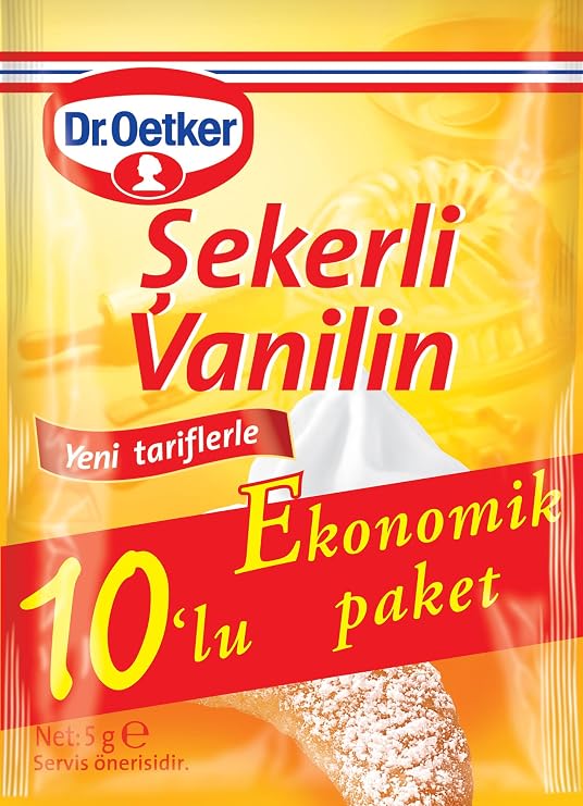 Dr. Oetker Şekerli Vanilin (10 x 5gr)