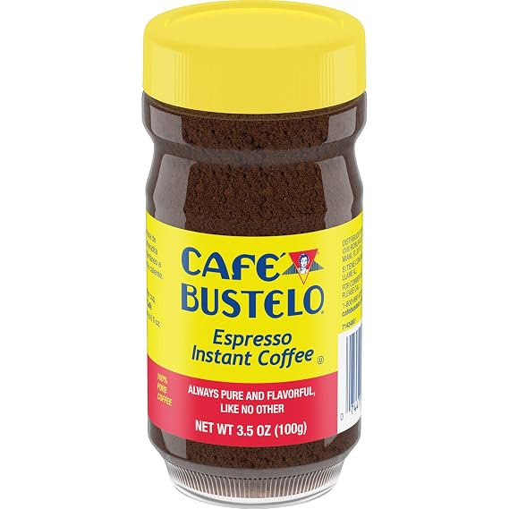 Cafe Bustelo Espresso Style Dark Roast Instant Coffee, 3.5 Ounces