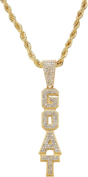 Techno Pave Men's Iced-Out Basketball Pendant with Rope Chain Sports-Inspired Hip-Hop Necklace