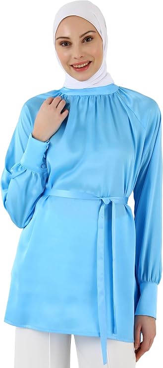 Modanisa Fuchsia - Crew neck - Tunic - Refka