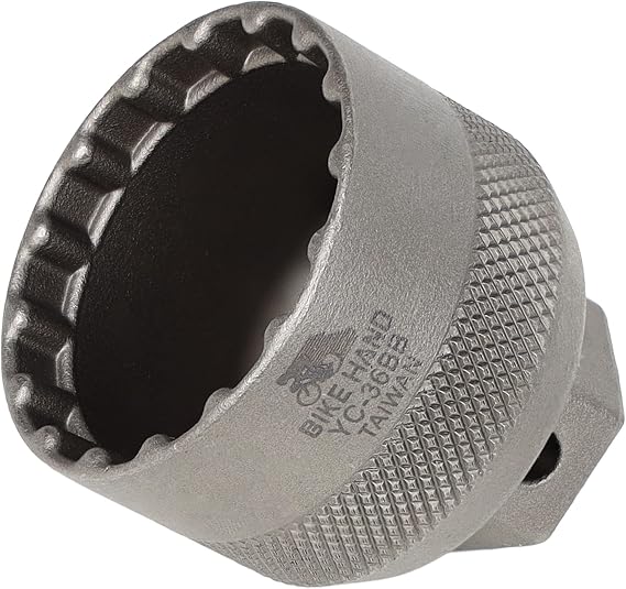 BIKE HAND eBike Bottom Bracket 16-Notch Lockring Install Remove Tool - Compatible with Shimano Steps E6000