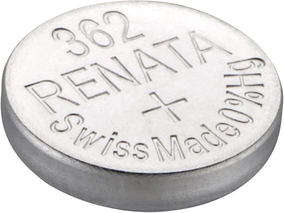 4 Renata 362 Button Cell Watch 0% Hg Mercury Free Batteries