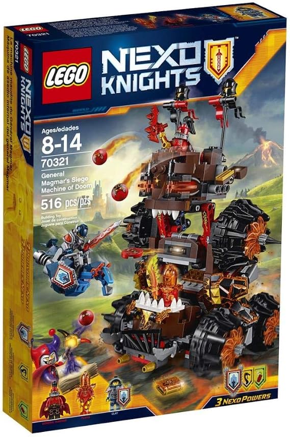 LEGO 70321 "Nexo Knights General Magmar Siege Machine of Doom Construction Set (Multi-Colour)
