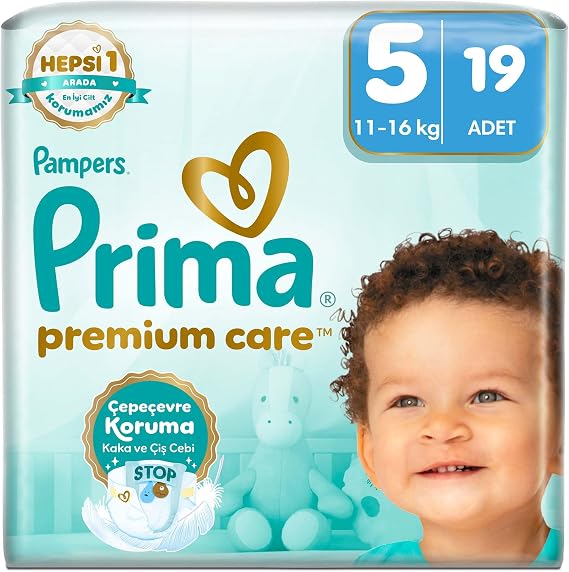 Prima Bebek Bezi Premium Care 5 Numara 19 Adet