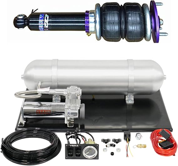 D2 Air Struts + Vera Basic Management For 2005-2014 Ford Mustang
