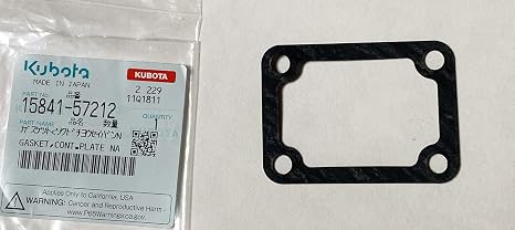 Kubota Gasket, OEM Part, Control Plate