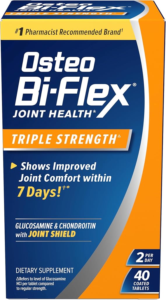 Osteo Bi-Flex Triple Strength Glucosamine Chondroitin Supplement, 40 Ct