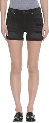 VIGOSS Womens Fray Cut Off Denim Chelsea Short 4