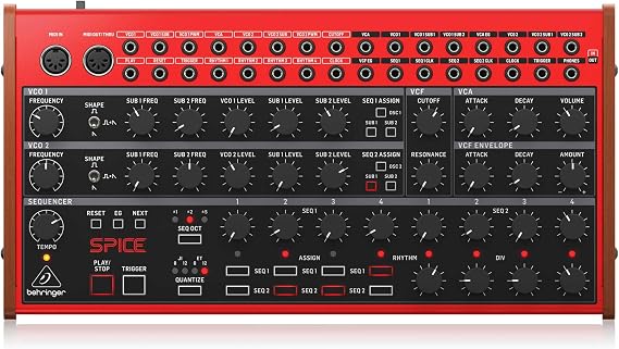Behringer SPICE Analog Synthesizer Dual 4-Step Sequencer