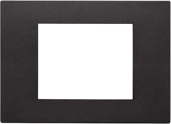Vimar Linea Placca 30653.02 Series 3 Modules Technopolymer Black