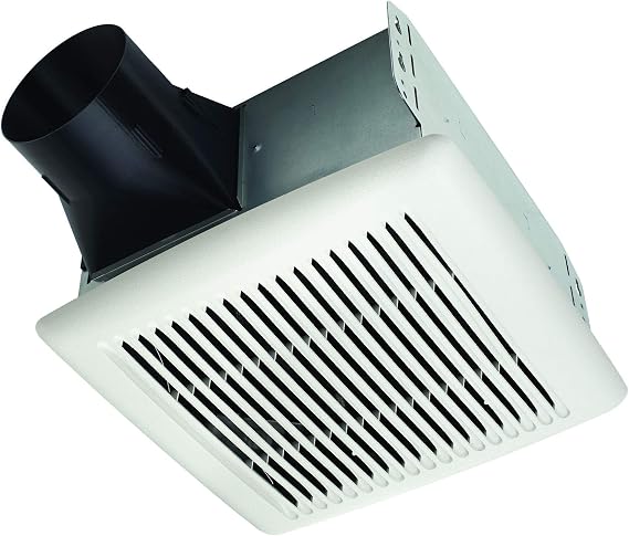 Broan-NuTone AE80B Bathroom Exhaust Fan with Roomside Installation, ENERGY STAR Certified, 80 CFM, 1.5 Sones, White