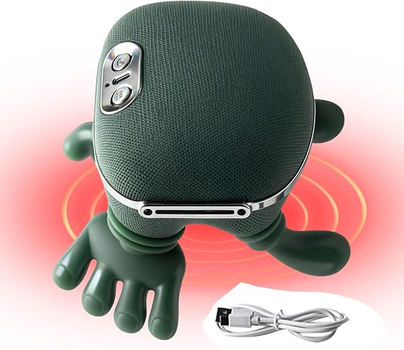 Massage Master for Shoulder, Neck, Lower Abdominal, Neck and Shoulder Massager with 2 Mode Heat, Simulated Human Hand Cervical Trapezius Massager Pillows, Compact and Lightweight