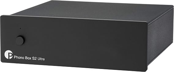 Pro-Ject Phono Box S2 Ultra, Discrete MM/MC Phono Preamp (Black)