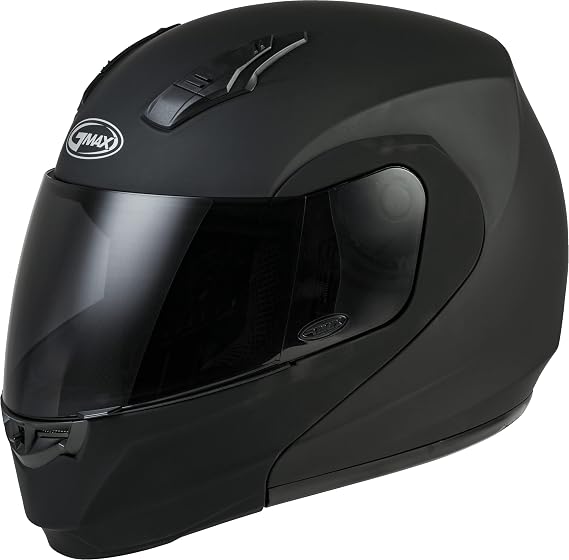 GMAX MD-04 Modular Helmet (Matte Black, X-Large) - FMVSS 218 Approved