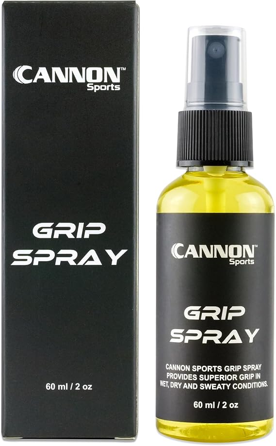 Cannon Sports All-Weather Hand Grip Spray for Athletes - Instant Tack Zero-Slip Hand Control - Boost Traction &amp; Performance in Pickleball, Golf, Tennis, Football &amp; More - 60ml Natural Formula