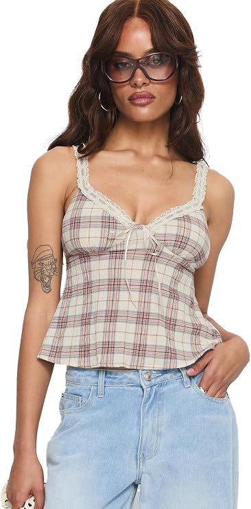 Princess Polly Women's It Up Tie Detail Top