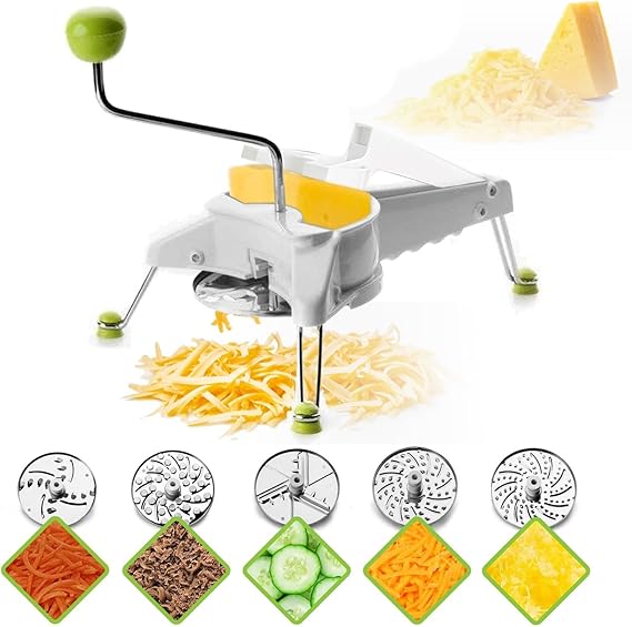 IBILI Julienne Mill Set Easycook 25x12 cm Stainless Steel White/Green/Silver 27 x 19 x 8 cm