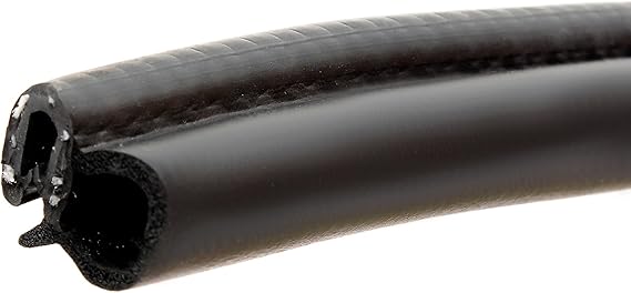 Trim Door Rubber Seal 15mm Diameter Bulb X 1-4mm Grip Range X 14mm U Height (13 Feet)