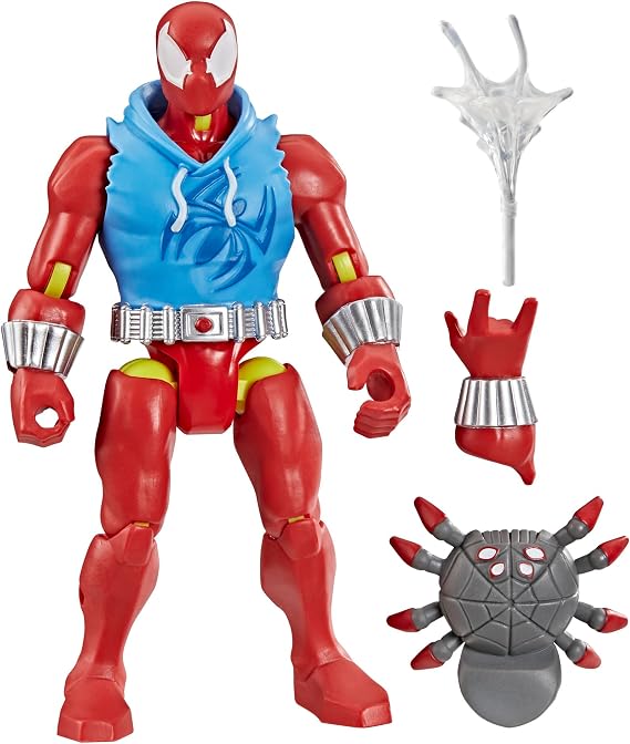 MixMashers Marvel Scarlet Spider Spider-Man Karıştır ve Eşleştir Aksiyon Figürü