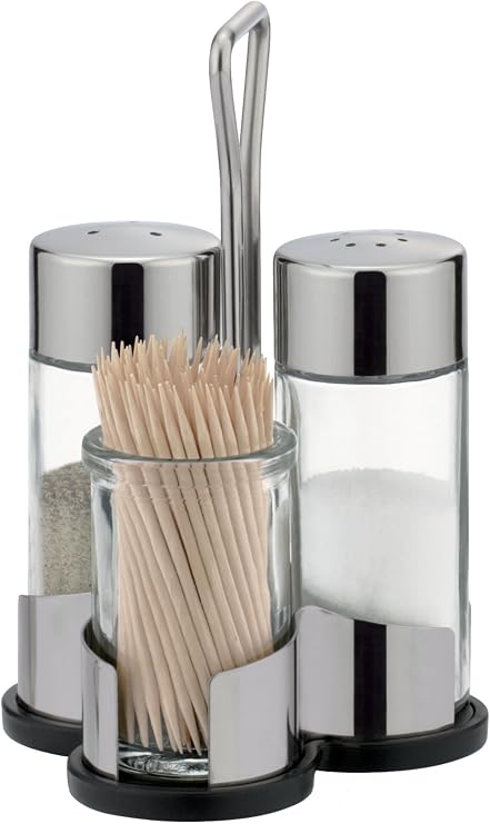 Tescoma Club Salt-Pepper and Toothpicks Set
