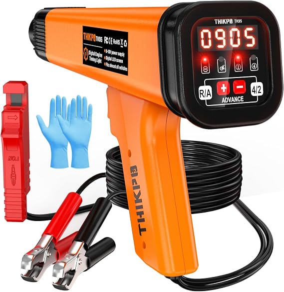 Digital Automotive Timing Light Gun with Tachometer & 0-90 Advance