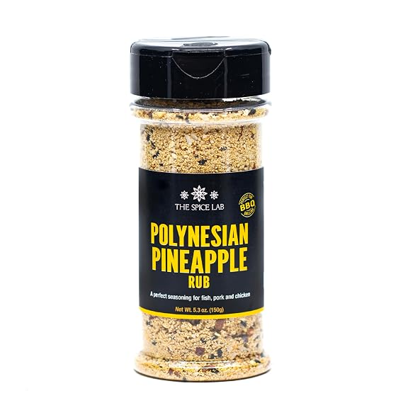 The Spice Lab Polynesian Pineapple Rub, 4.5 oz Shaker