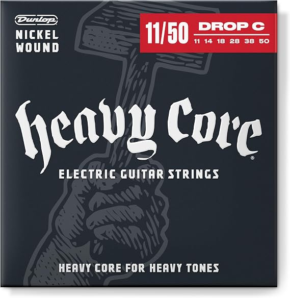 Jim Dunlop Heavy Core Electric Guitar Strings 11-50