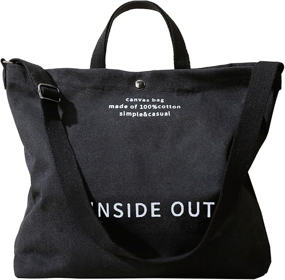 Women Large Canvas Tote Handbags Casual Shoulder Work Bag Crossbody Top Handle Bag Cross-body Handbags