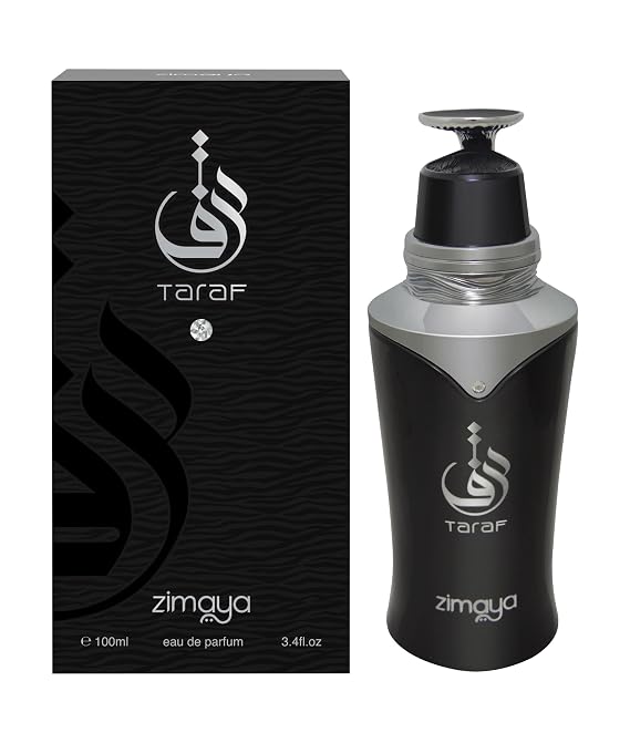 zimaya Taraf Black for Men Eau De Parfum, 100ml(3.4 oz)