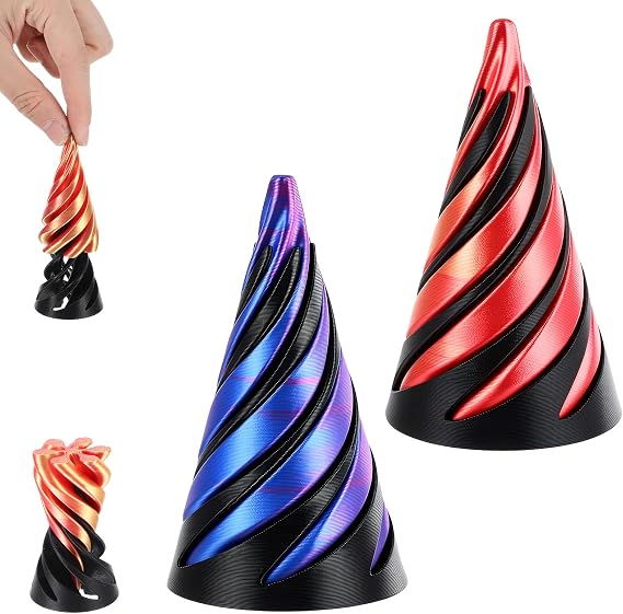 2 Pack Impossible Pyramid Passthrough Fidget