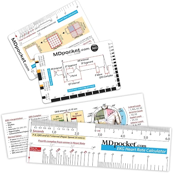 Rapid ID - EKG & Ruler Combo Pack (Horizontal)