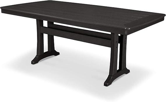 POLYWOOD Dining Table, Black
